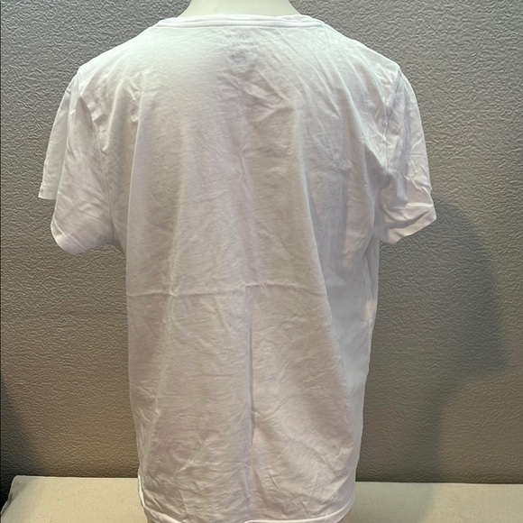 Ralph Lauren White Short Sleeve Tee Classic Crew Neck - Picture 7 of 7